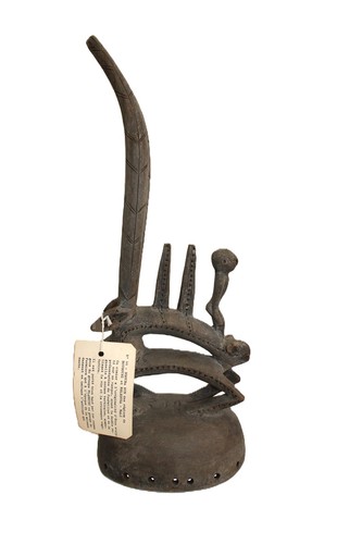Masque cimier bambara avec - masque,