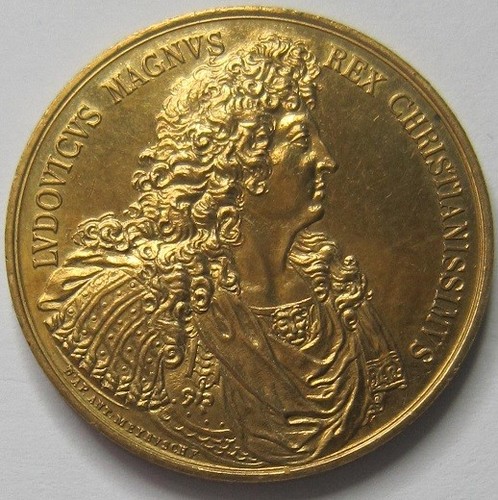 Médaille louis xiv nec - ,