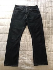 Pantalon homme Angelo Litrico en denim bleu foncé W34 L34