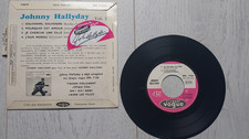EP 45 T JOHNNY HALLYDAY ORIGINAL SIXTIES SOUVENIRS LANGUETTE  DEDICACE OLYMPIA