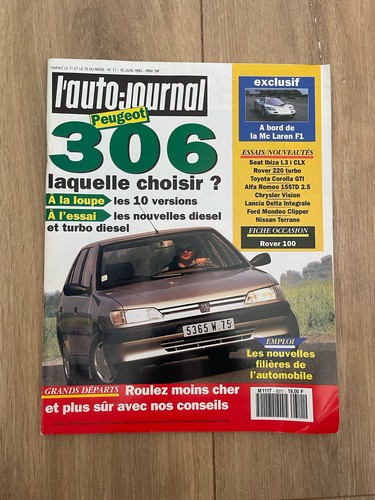 Revue auto journal 1993 - l'auto-journal,