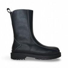 Bottes noires mi mollet