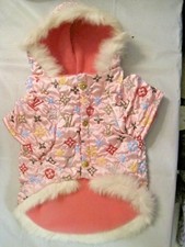 Pet Family Designer Petwear Coat/Jacket W/Hood  M & L