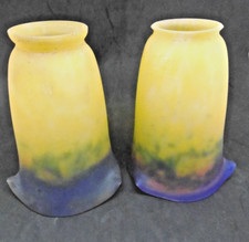 paire de tulipes pate de verre