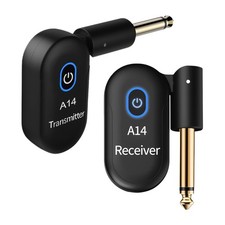 Système de guitare sans fil émetteur et récepteur rechargeables 24 GHz avec 8...