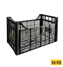Caisse En Plastique 30X50X26 Pour Fruits Légumes Qt 10 Capacité 19 KG