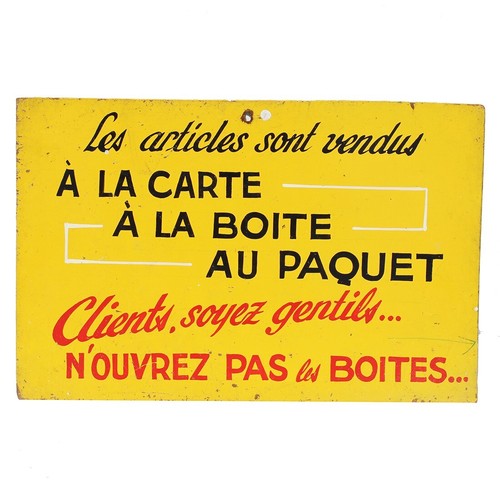 Ancien panneau enseigne - ancien,