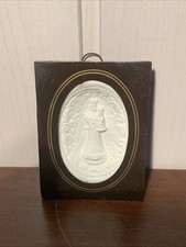 Ancien Reliquaire Collection Vierge Plâtre Nap III