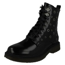 Bottes À Lacets Spot On Pour Femmes F51026