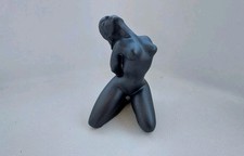 Sculpture En Poudre De Métal Signée