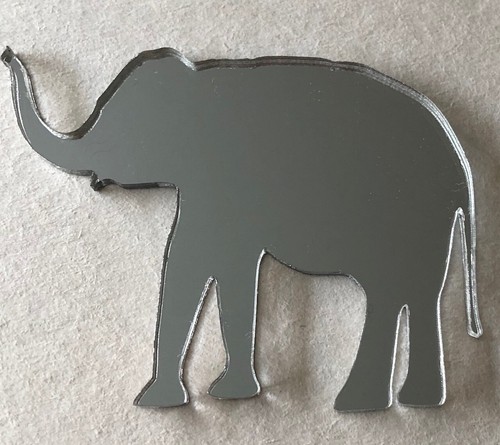 Miroir forme éléphant - en, d'éléphant
