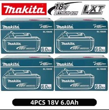 4 X Makita BL1860 Batterie 18