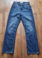 Jean femme coupe droite bleu