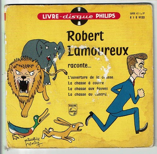 Robert lamoureux 45t livre - robert,