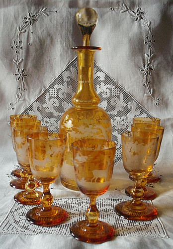 Ancien service carafe - et, 8