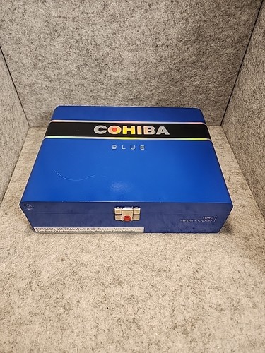 Cohiba blue toro empty wooden - blue,