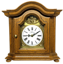 Ancienne jolie PENDULE " SILVOZ " musicale ébenisterie chêne