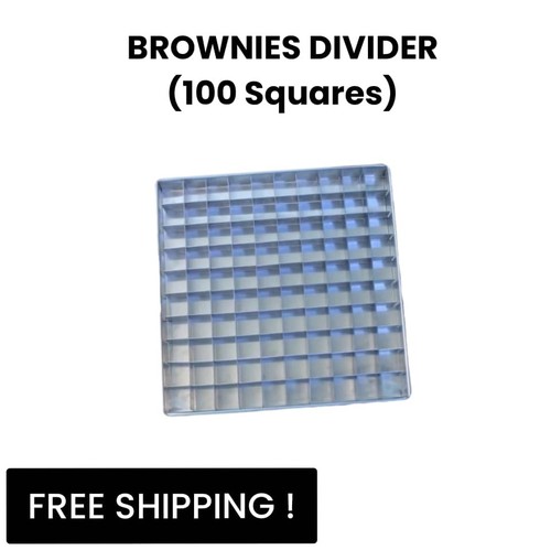 Brownie divider pan 100 - pan, slot