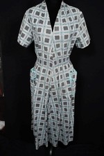 Robe En Coton Grise Française