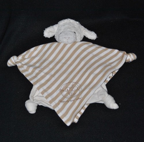 Peluche doudou lapin plat