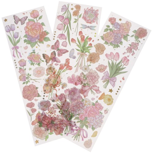 Bags fleurs autocollantes - bags,