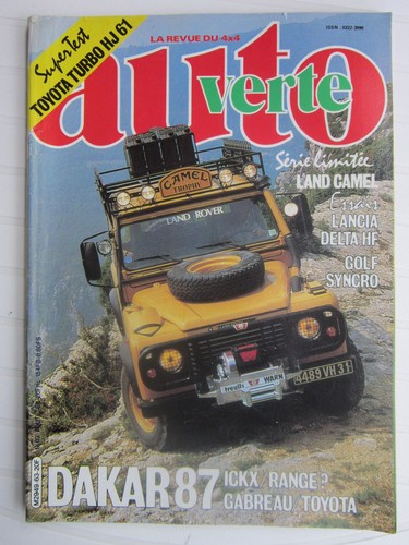 Auto verte 4x4 dakar - verte, n°