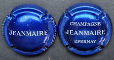 Lot lettre J - JEANMAIRE / 2 CAPSULES PLAQUES DE MUSELETS CHAMPAGNE