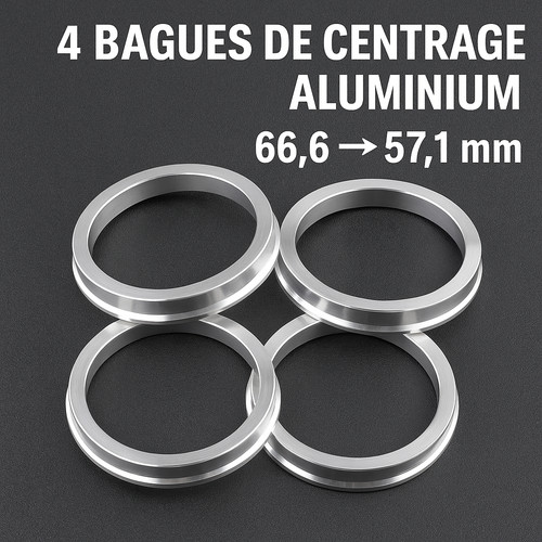 Bagues centrage 66 - 🔧4x, de