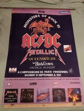 1991 Affiche Ac/Dc Metallica