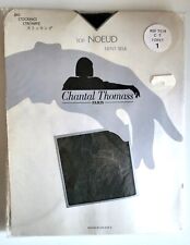 CHANTAL THOMASS Bas jarretière dentelle TOP NOEUD T1 Forêt