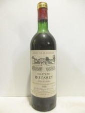 côtes de bourg château rousset rouge 1978 - bordeaux