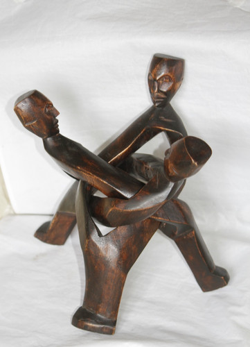 Sculpture africaine bois - , teck