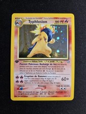 ? Carte Pokémon - Typhlosion Edition 1 Holo - 17/111 - Neo Genesis - Etat Bon