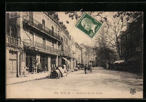 Cpa tulle avenue - de,