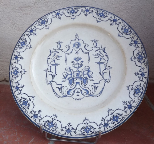 Assiette ancienne jules - assiette, ancienne,jules
