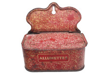 AL08 Boite à allumettes murale, briquet, objet de fumeur, grattoir, pyrogène