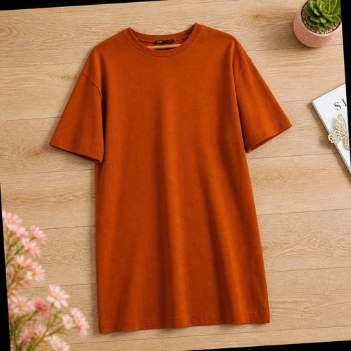 Robe shirt droite - t-shirt,
