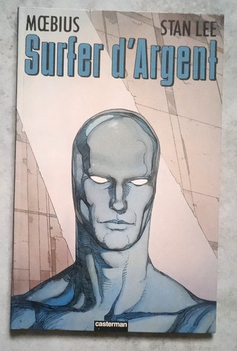 Surfer argent moebius et - d'argent,