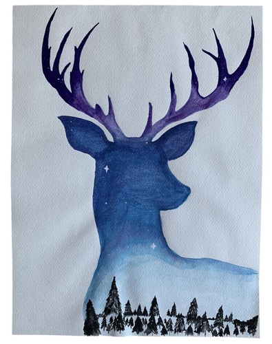 Aquarelle peinture ancien - peinture,