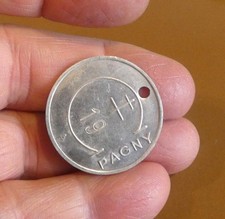 Pièce ou Jeton alu C Pagny 19 Croix de Lorraine../..