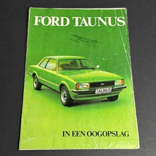 Ford taunus handleiding 16p - ford, /