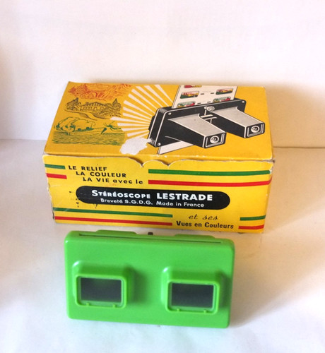 Vintage stereoscope lestrade - stereoscope,