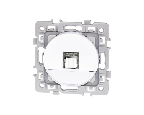 Prise rj45 cat - rj45, blanc