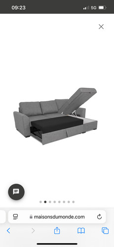 Canapé angle convertible - d'angle,