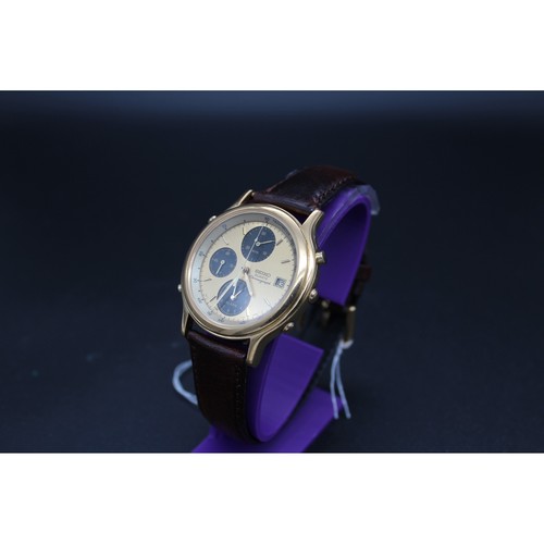 Seiko quartz chronograph alarm - chronograph,