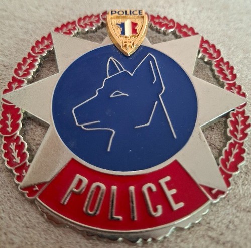 Plaque police canine b - canine, s