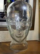 Tête femme verre - de,