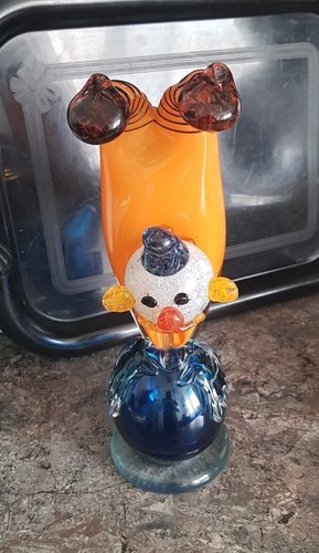 Sculpture clown verre - sculpture,