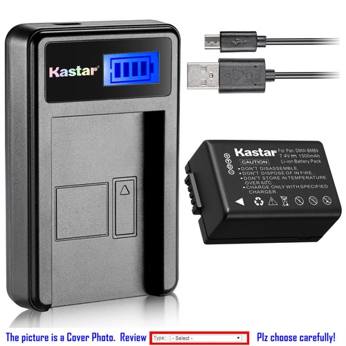 Kastar battery lcd usb charger - battery,