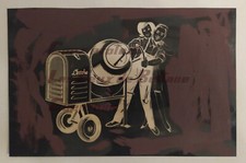 Transparent années 60 Betonniére LESCHA couple illustration  graphisme design 